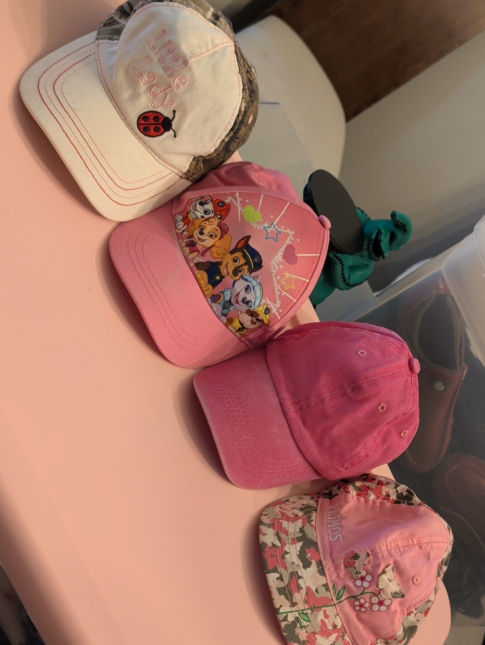Kids Baseball Caps Paw Patrol Ladybug Butterfly 🦋 4 Hats